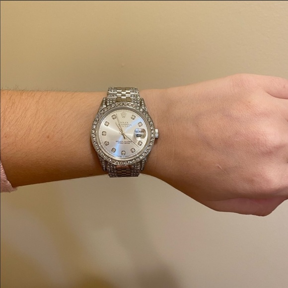 Rolex Diamond Justdate 36mm 8.75ct - Picture 6 of 8